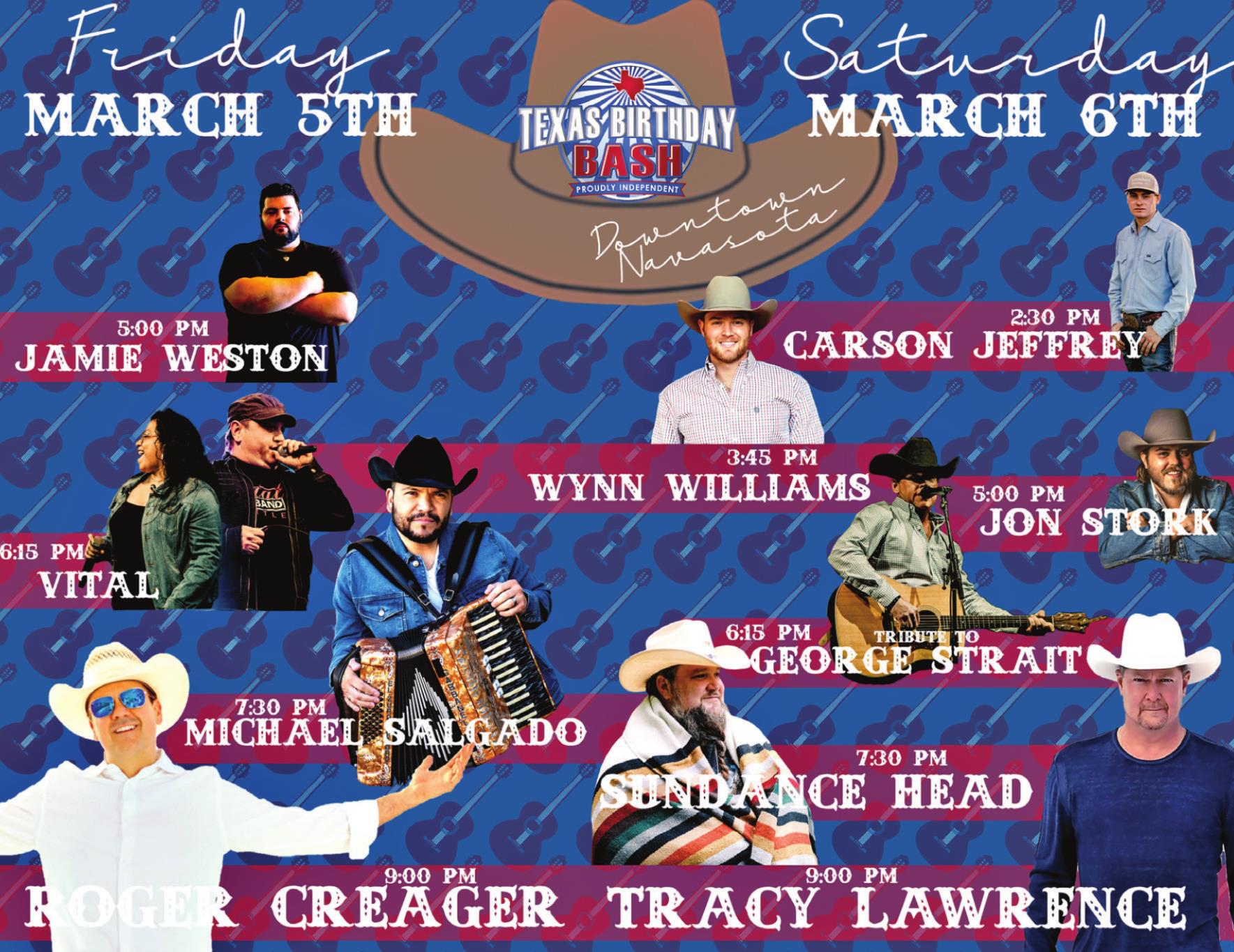 NINTH ANNUAL Texas Birthday Bash Navasota Examiner