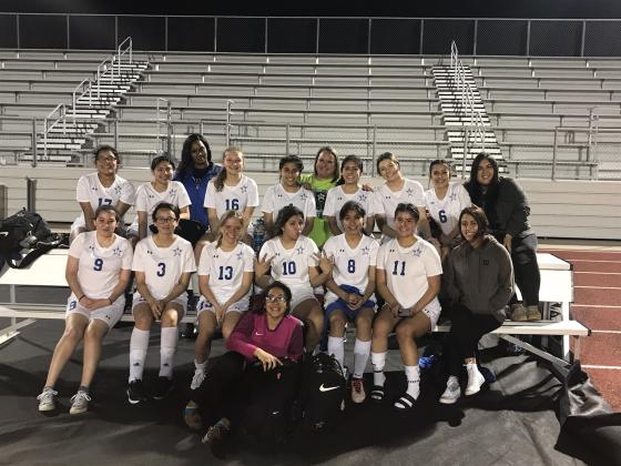 The Navasota Lady Rattlers defeated the Smithville Lady Tigers 2-0. Maritza Puebla scored a goal assisted by Maria Rocha during the Friday game. Blanco Aguayo scored the second goal assisted by Princess Rodriguez.