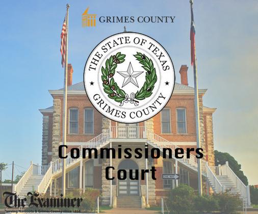 At the Wednesday, Nov. 1 Regular Meeting of Grimes County Commissioners Court, Grimes County Sheriff’s Office Chief Deputy Martha Smith advised commissioners of the department’s plans to assist Richards ISD with SRO (School Resource Officer) coverage.