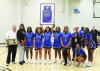 Pictured left to right: Head Coach Tommy Gates, Tiara McCoy, Jalyn Williams, Bryanna Stokes, Makayla Pratt, Ariyah Curley, Miracle Montgomery, manager Belinda McNeal, Samyryah Calhoun, Jemoreya Warrent (front) and Jh'Brea Blue (back row). Not in view: Da'kiya Blue. Assistant coaches not pictured: Nikki Robinson, Jersey Gates and Lee Essman.